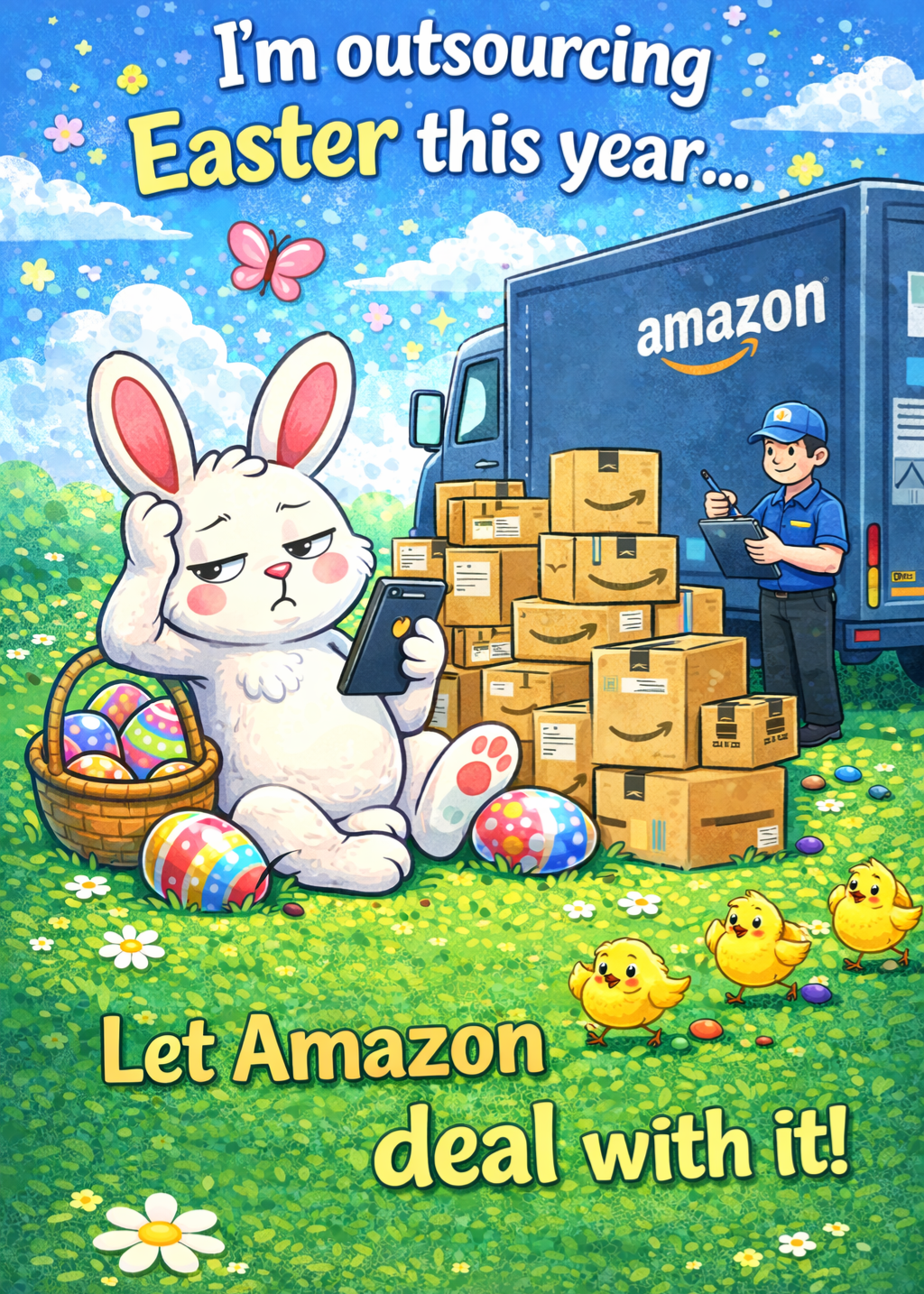 I'm outsourcing Easter this year